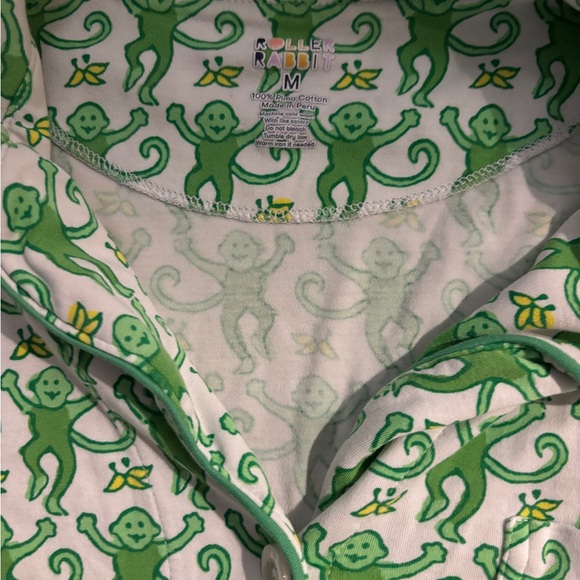 Green Roller Rabbit PJs - Picture 3 of 3